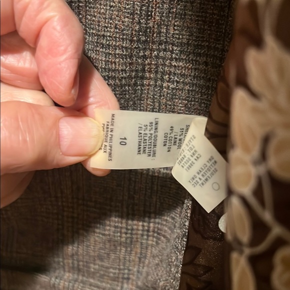Elie Tahari Blazer Jacket Tweed size 10 vintage EUC - Picture 4 of 9